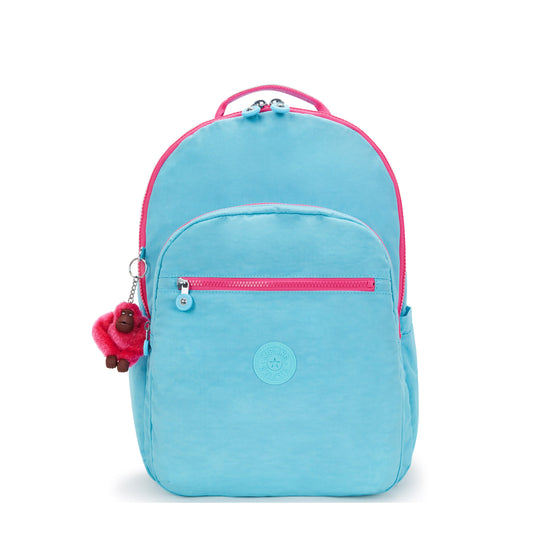 Kipling Seoul Extra Large 17" Laptop Backpack - Blue Sea Combo