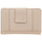 Mancini PEBBLE RFID Medium Clutch Wallet - Bone