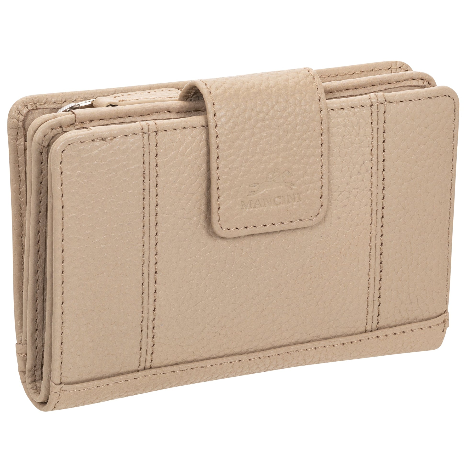 Mancini PEBBLE RFID Medium Clutch Wallet