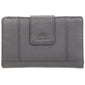 Mancini PEBBLE RFID Medium Clutch Wallet - Grey