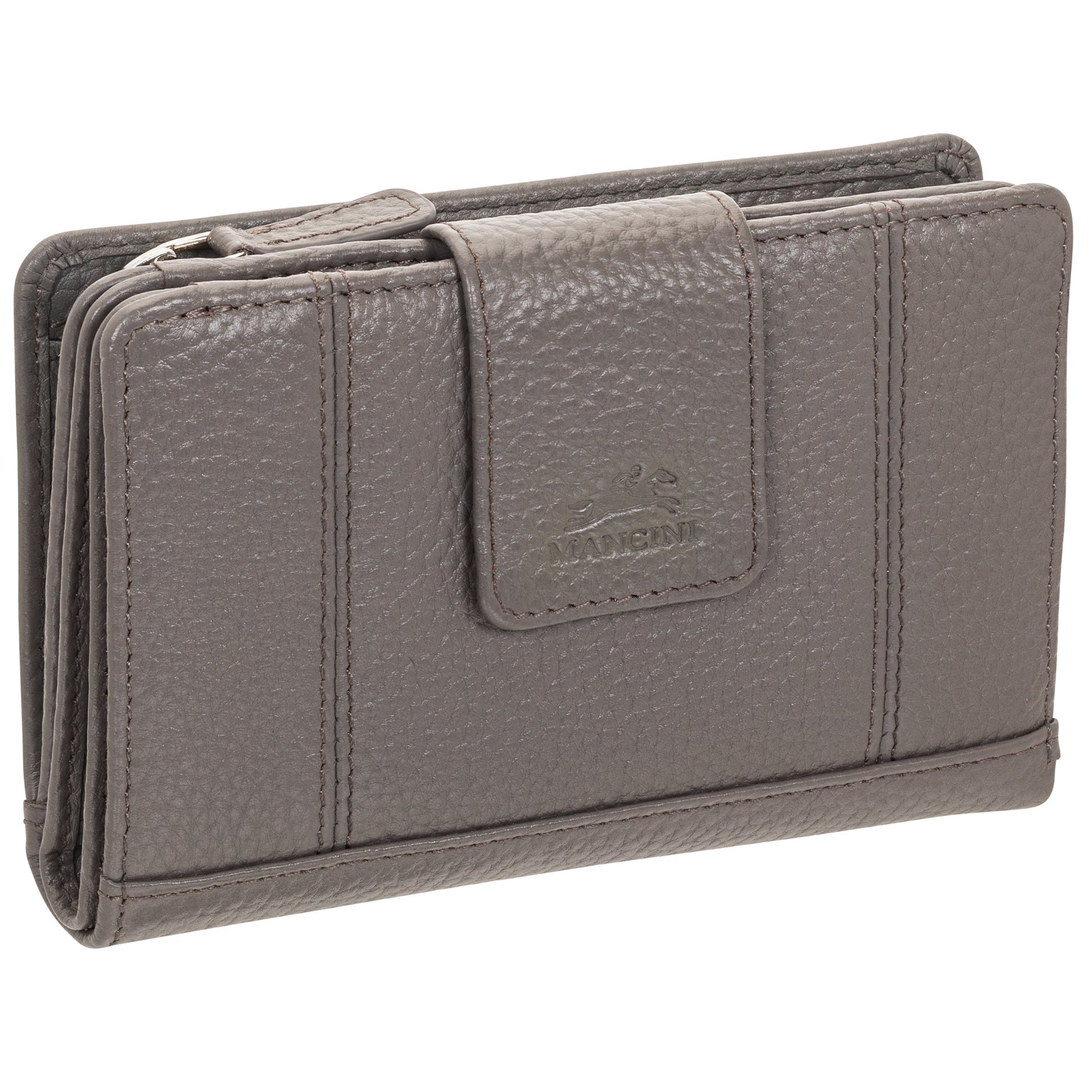 Mancini PEBBLE RFID Medium Clutch Wallet