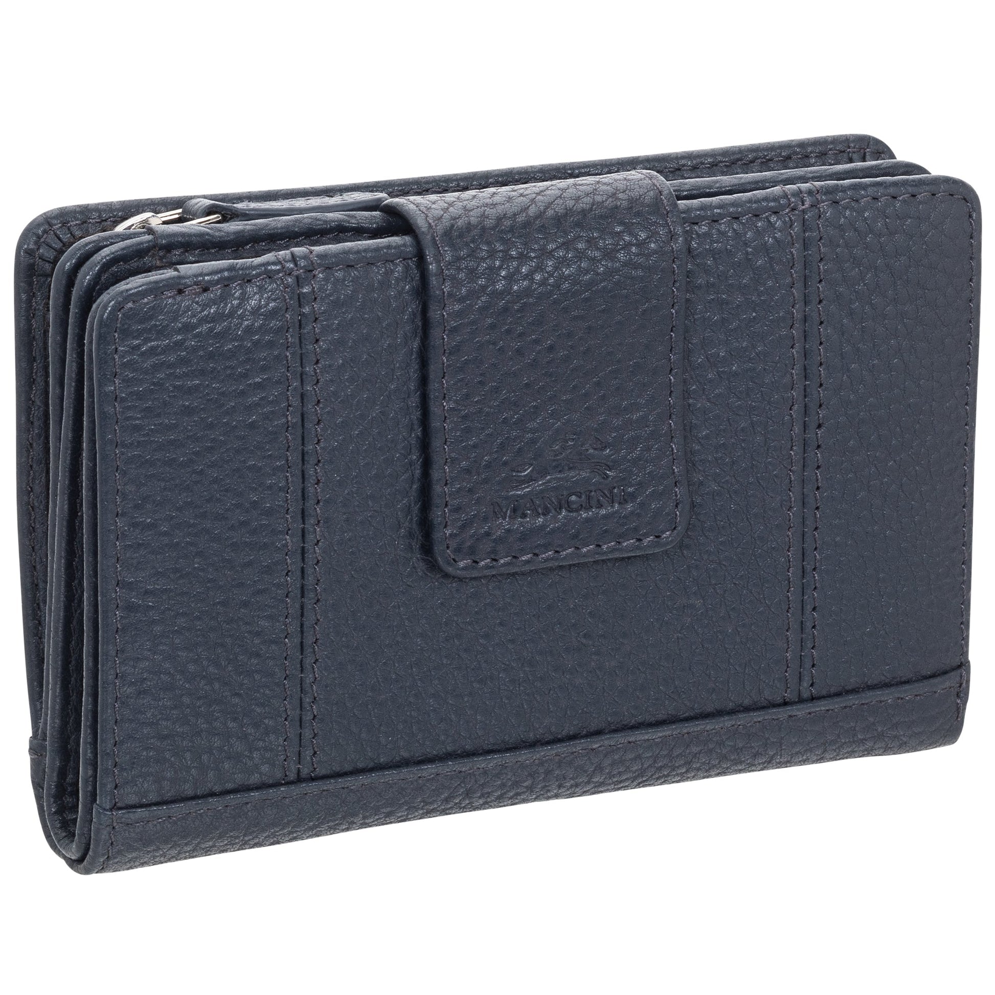 Mancini PEBBLE RFID Medium Clutch Wallet