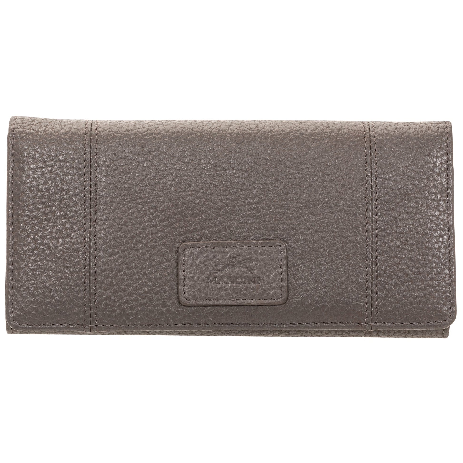 Mancini PEBBLE RFID Trifold Wallet - Grey