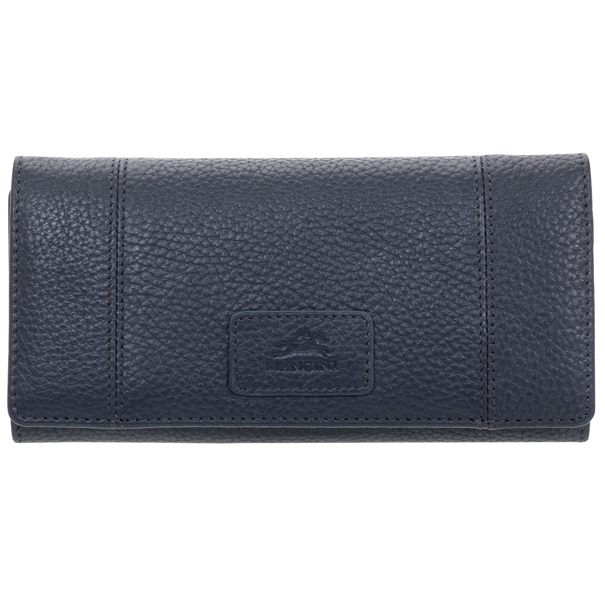 Mancini PEBBLE RFID Trifold Wallet - Navy