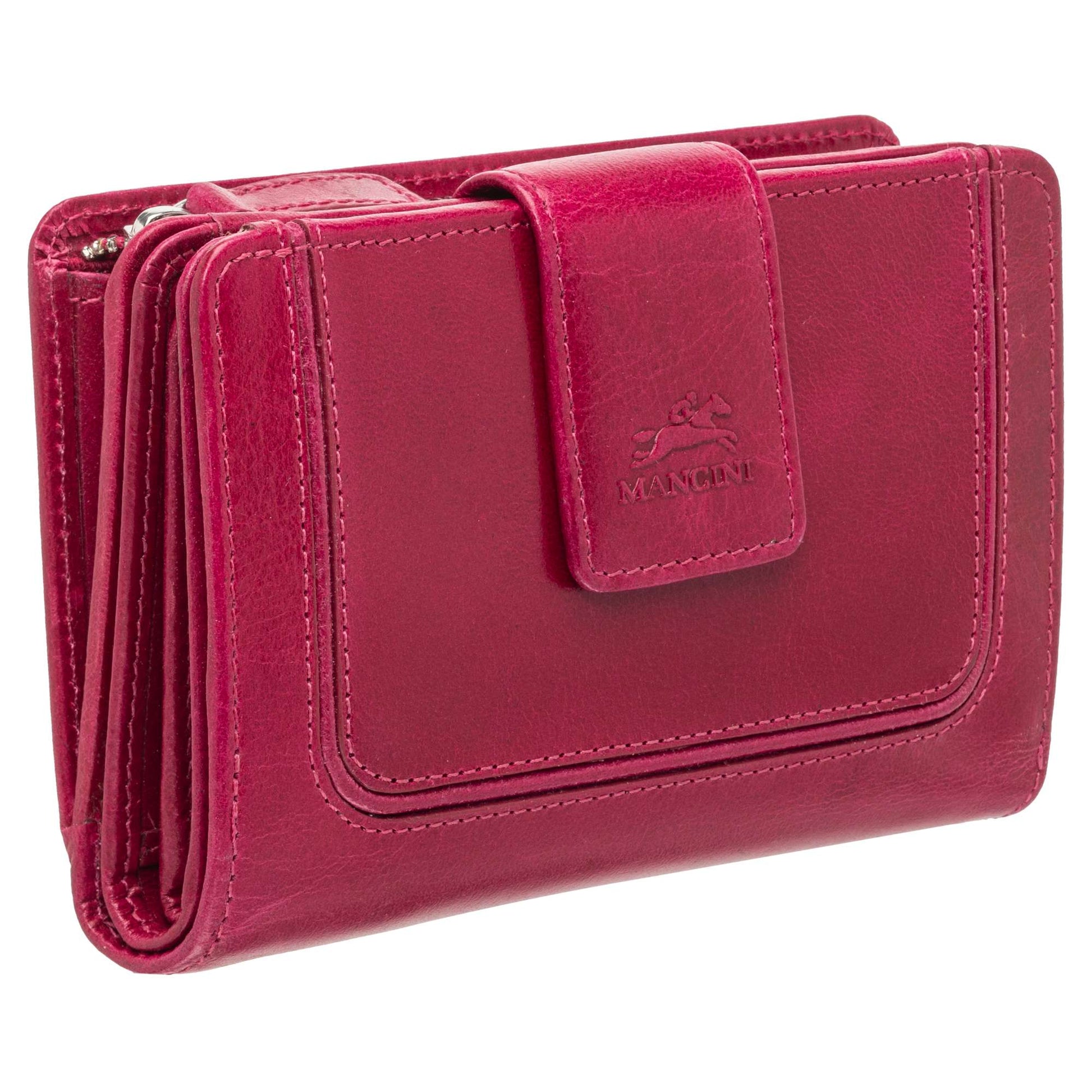 Mancini South Beach RFID Secure Medium Clutch Wallet